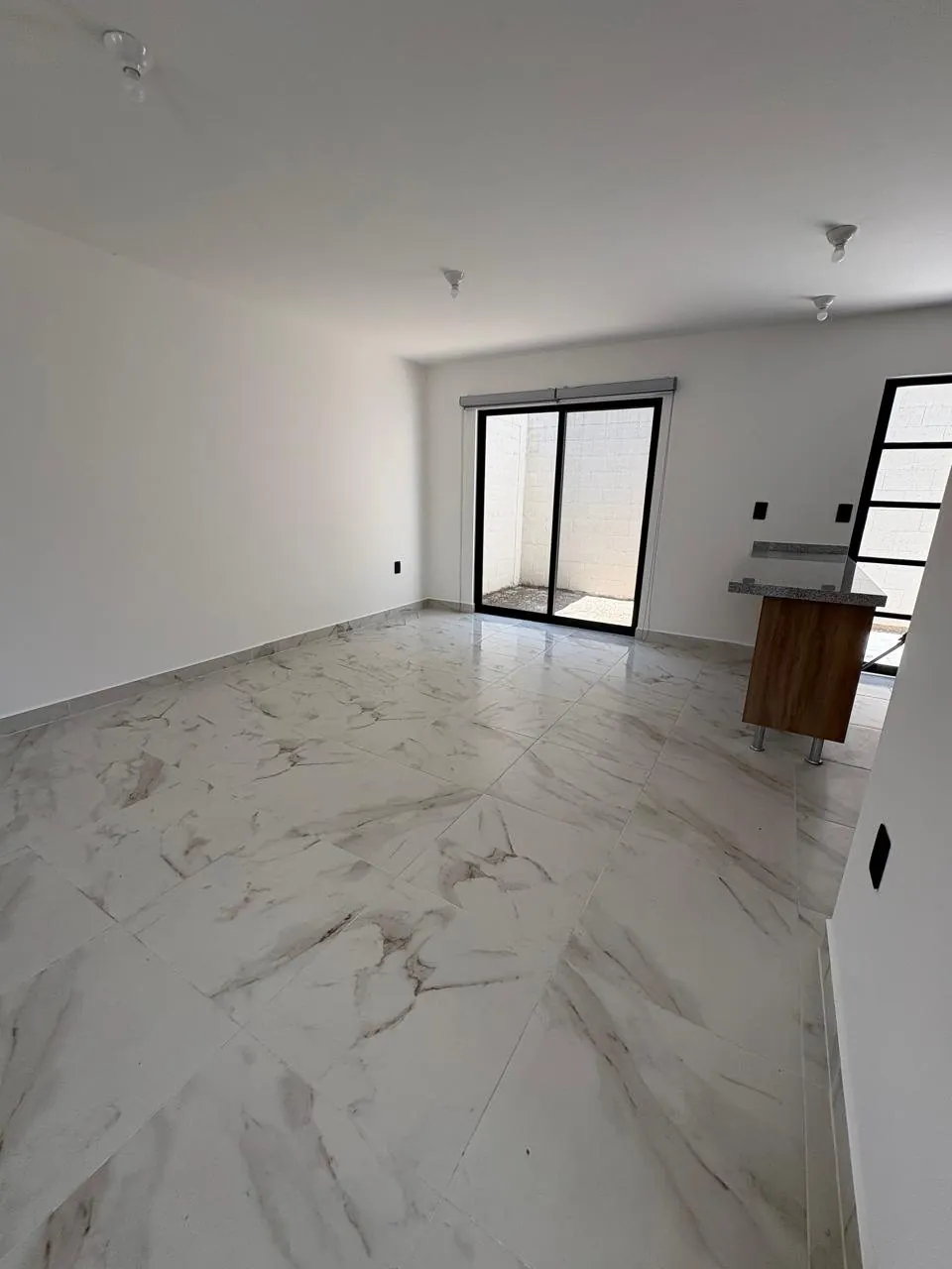 Sala y comedor con salida al patio